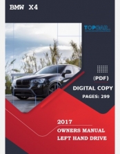 BMW X4 2017 OWNERS MANUAL